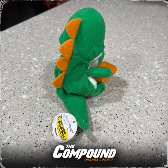 1997 Nintendo N64 - Mario Kart 64 - Green Yoshi Plushy - New - Picture 2 of 2